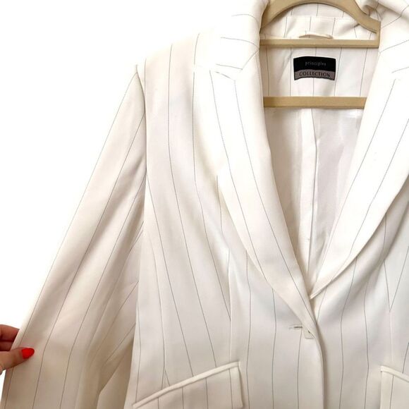 PRINCIPLES COLLECTION Vintage Striped Blazer Sz 6‎ - Picture 3 of 5